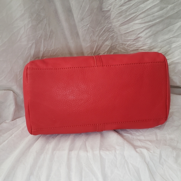NWOT Fossil Boston Style Red Bag - Picture 2 of 6